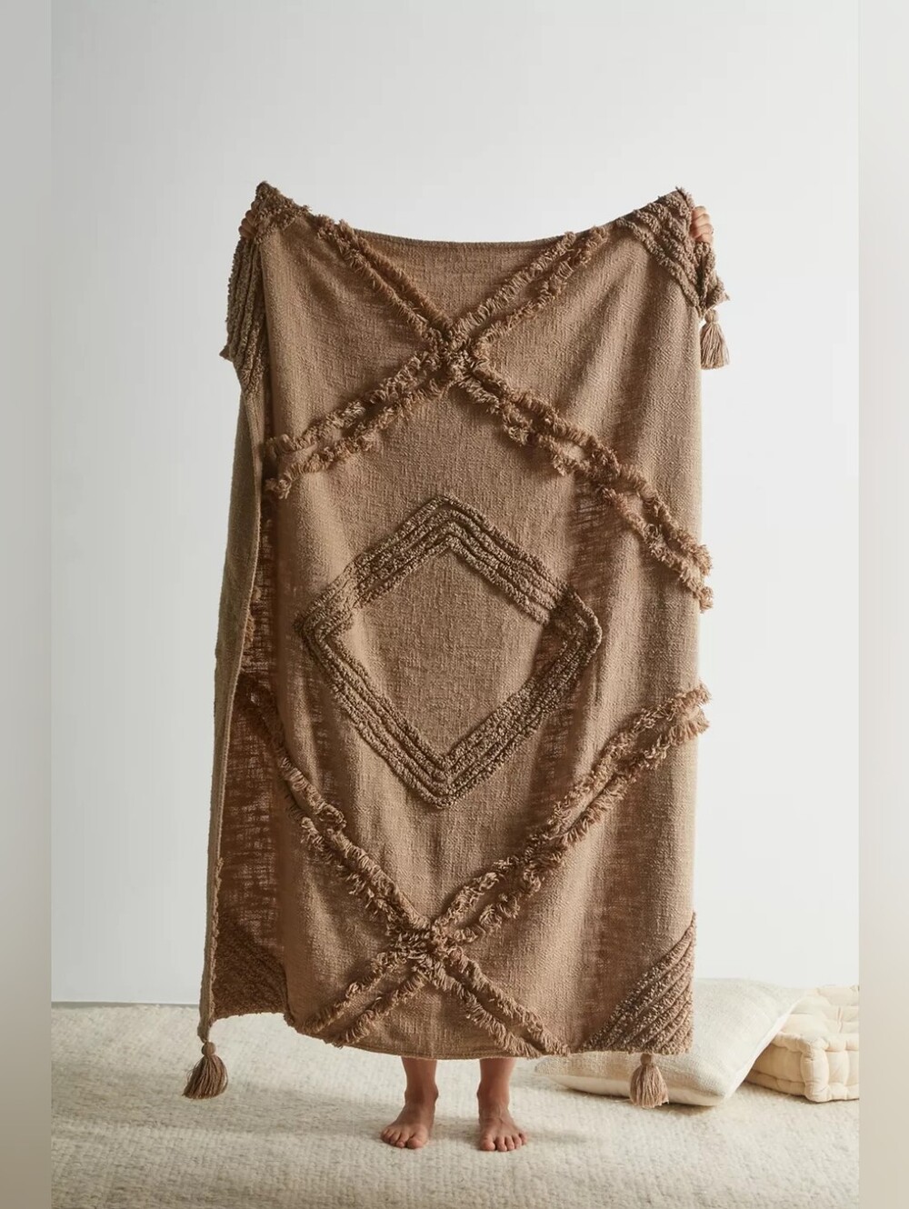 Urban Outfitters Aden tufted throw blanket